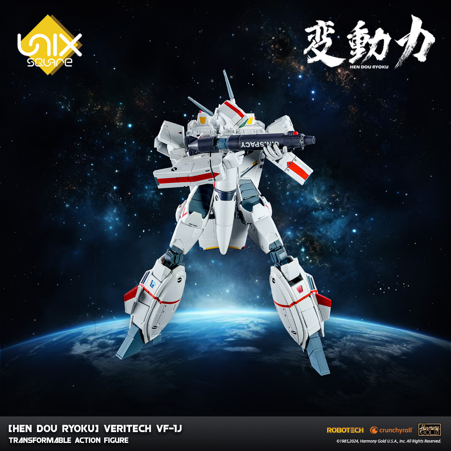 [Hen Dou Ryoku] Veritech VF-1J Transformable Action Figure